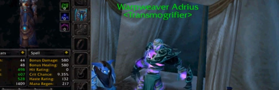 Transmogrification screenshot